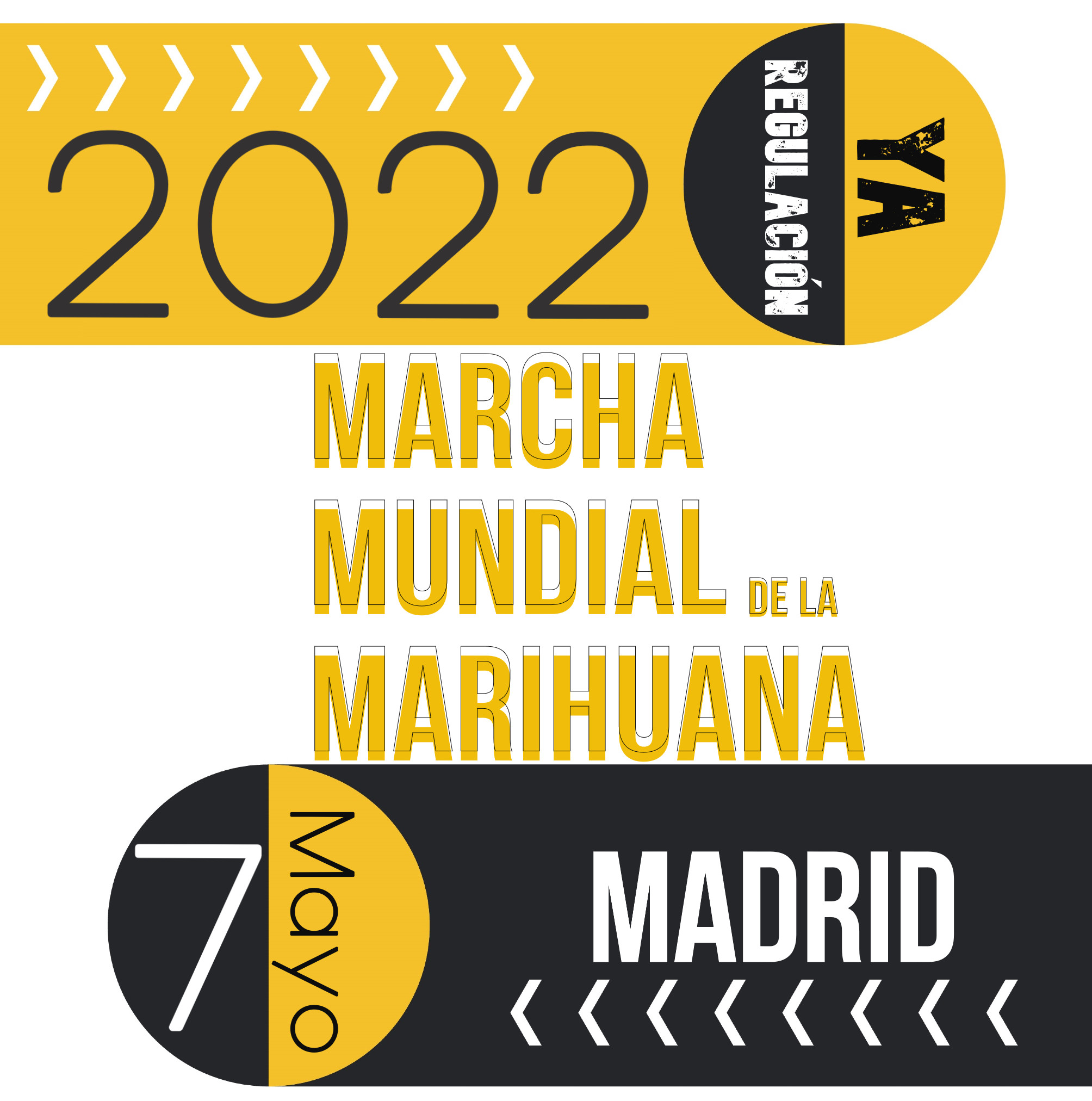 Marcha Mundial de la Marihuana en Madrid 2022 
