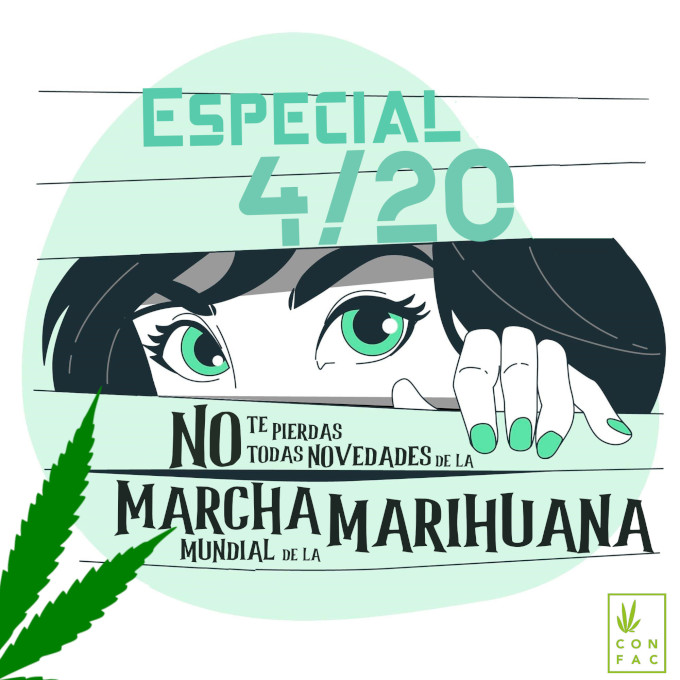 Marcha Mundial de la Marihuana en Madrid